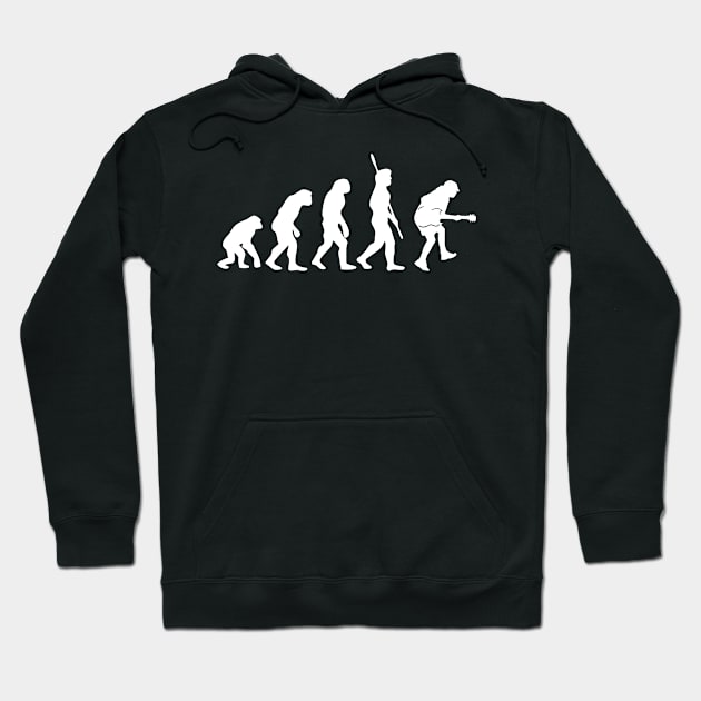 The Evolution Of Rock Hoodie by Three Meat Curry